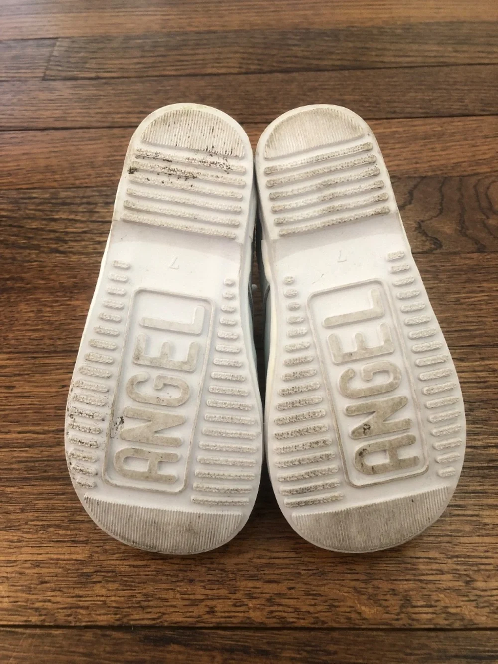 Angel Baby Toddler Saddle Shoes, White, Size 7